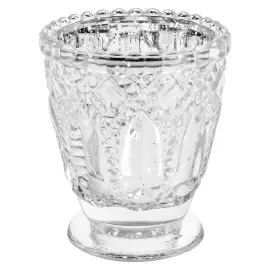 Värmeljushållare Silver