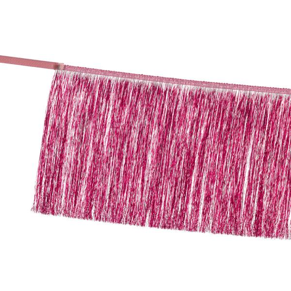 Dörrdraperi Metallic Rosa