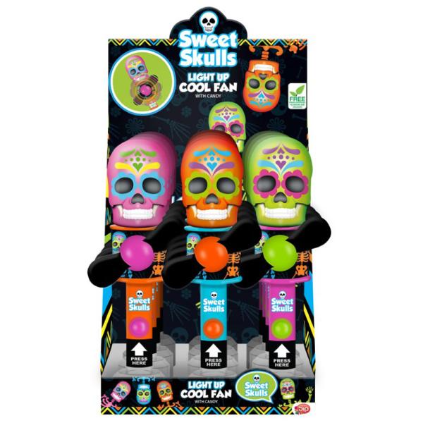 Sweet Skull Light Up Cool Fan Godis