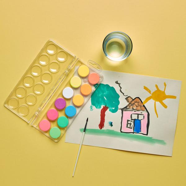 Penol Neon Akvarellfärg 12-Pack