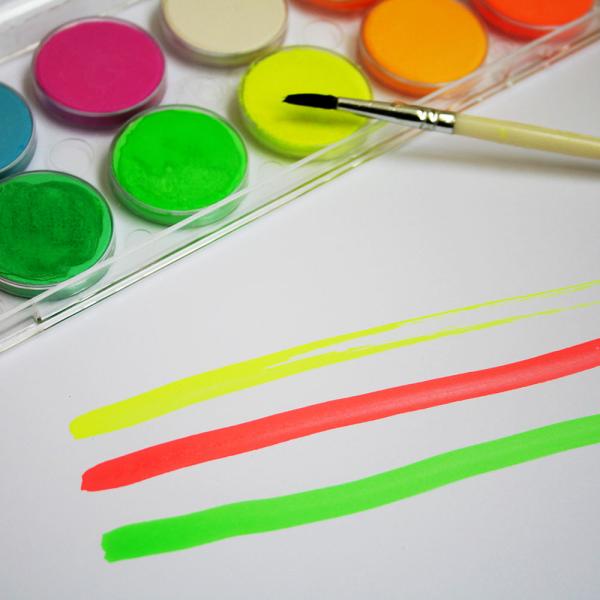 Penol Neon Akvarellfärg 12-Pack