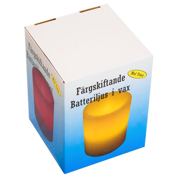 Färgskiftande Batteriljus med Timer