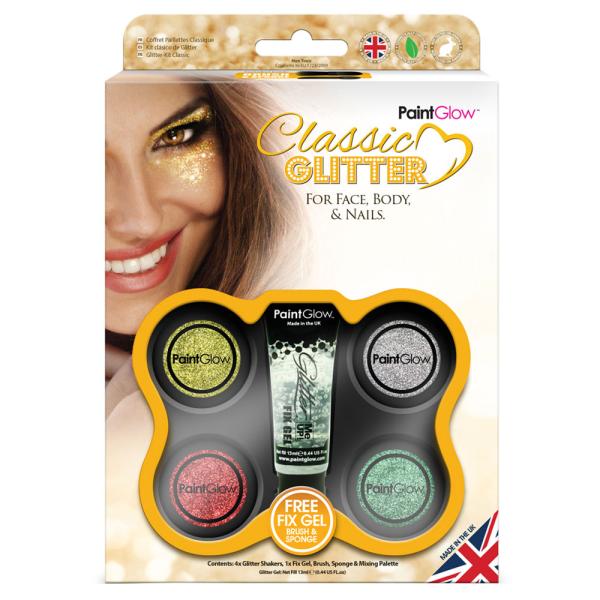 PaintGlow Glitter Ansikts- och Kroppsglitter Set