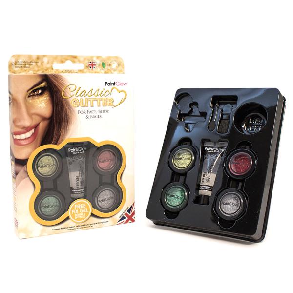 PaintGlow Glitter Ansikts- och Kroppsglitter Set