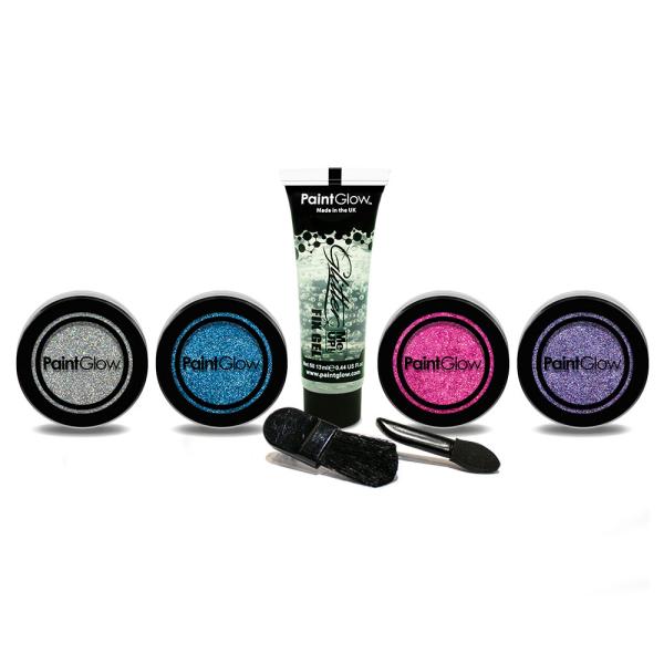 PaintGlow Holografisk Ansikts- och Kroppsglitter Set
