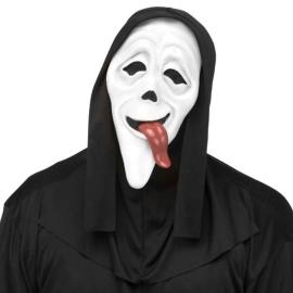 Ghostface Mask med Tunga