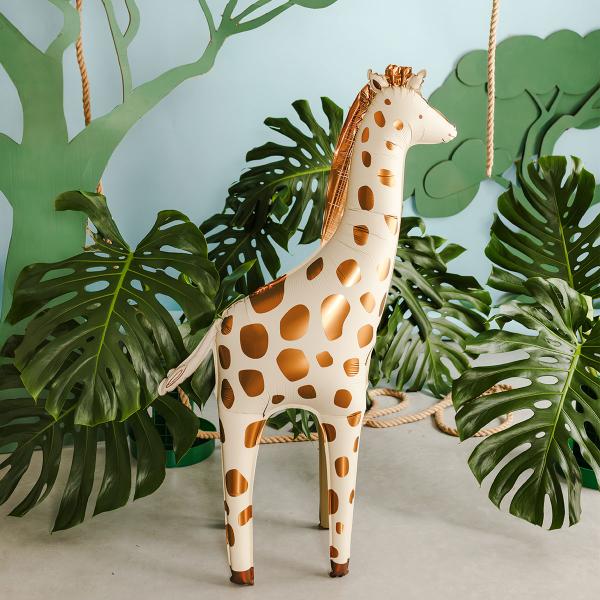 Stående Folieballong Giraff 49 x 114 cm