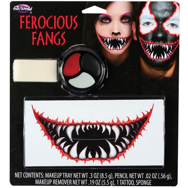 Ferocious Fangs Sminkset