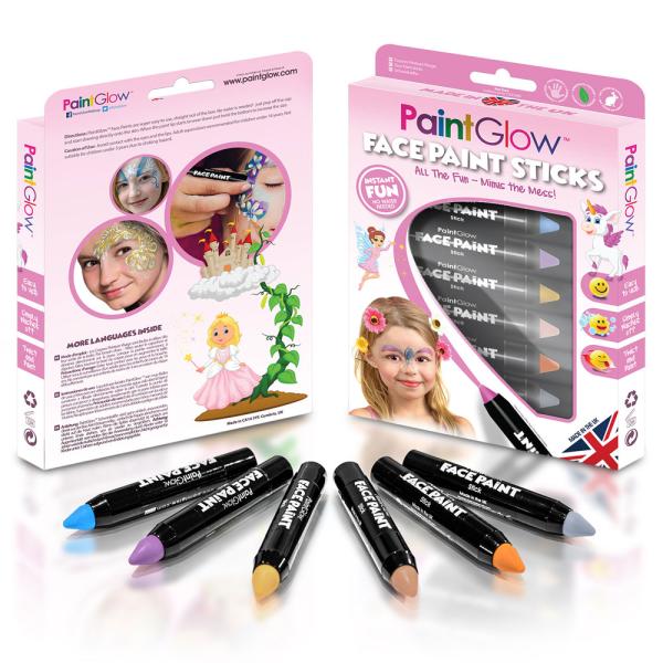 PaintGlow Prinsessa Ansikts- och Kroppsfärg Set