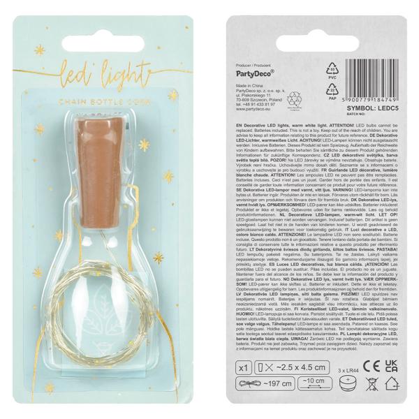 Flaskbelysning LED Slinga