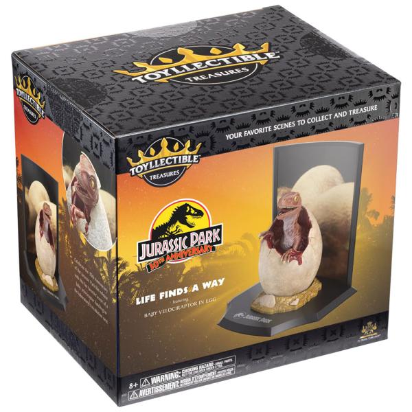 Jurassic Park Baby Velociraptor i Egg