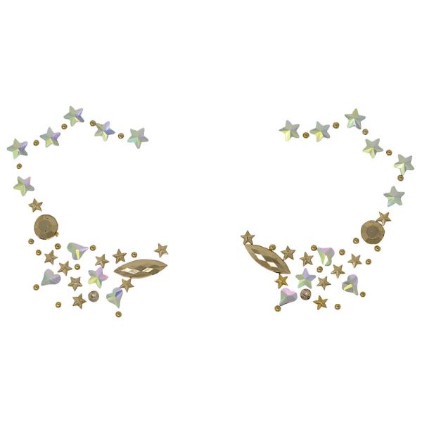 Ansiktssmycken Stars
