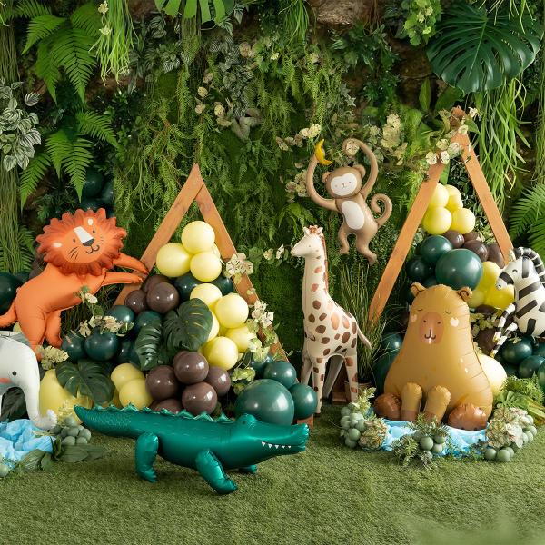 Stående Folieballong Giraff 49 x 114 cm