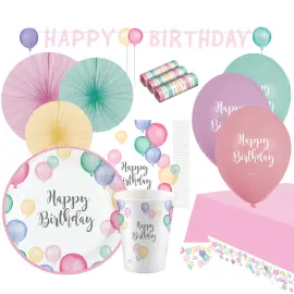 Happy Birthday Pastell Kalaspaket