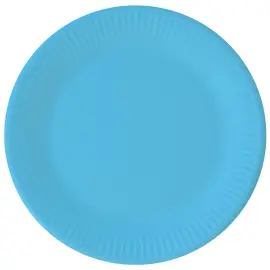 Blåa Pappassietter Solid Color
