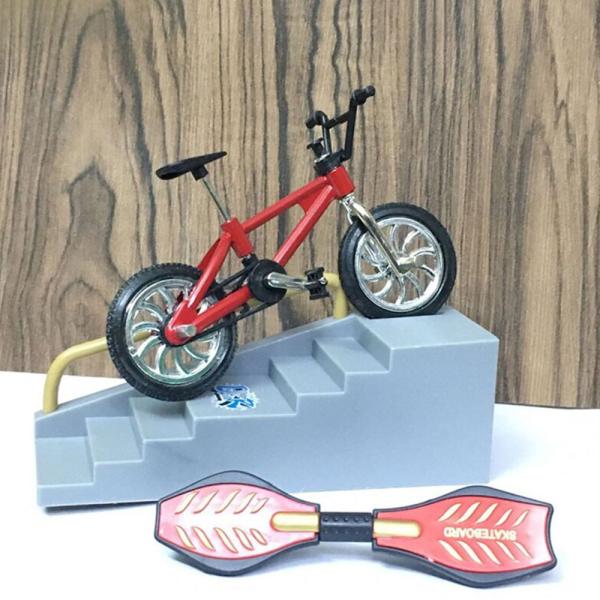 Fingercykel & Skateboard med Tillbehör