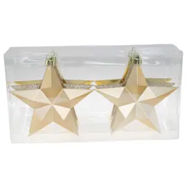 Julgranskulor Stjärnor Guld