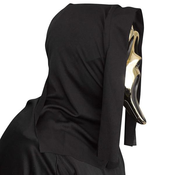 Ghostface Mask Metallic Guld