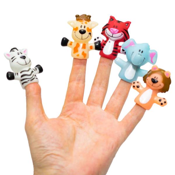 Fingerdockor Vilda Djur