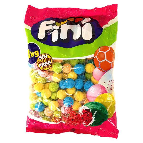 Fini Tennisbollar Tuggummi 1 kg