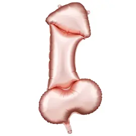 Folieballong Snopp Roséguld