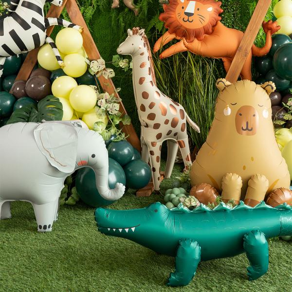 Stående Folieballong Krokodil 126 x 36 cm