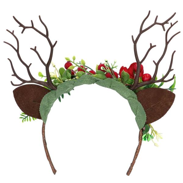 Diadem med Hjorthorn & Blommor