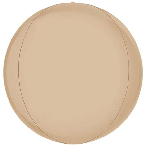 Globe Folieballong Satin Kräm