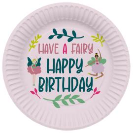 Papperstallrikar Fabulous Fairy 8-pack