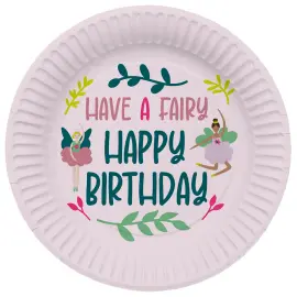 Papperstallrikar Fabulous Fairy 8-pack