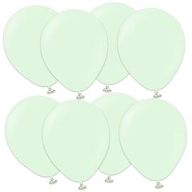 Latexballonger Blekgr&ouml;n 13 cm