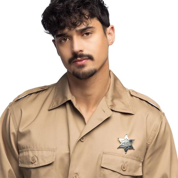 Sheriffstjärna i Metall
