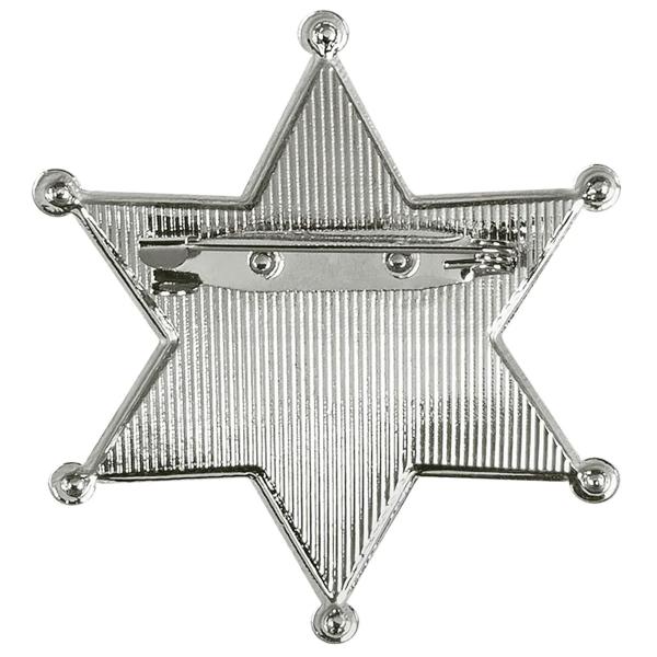 Sheriffstjärna i Metall