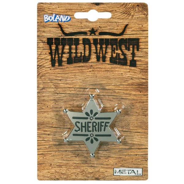 Sheriffstjärna i Metall