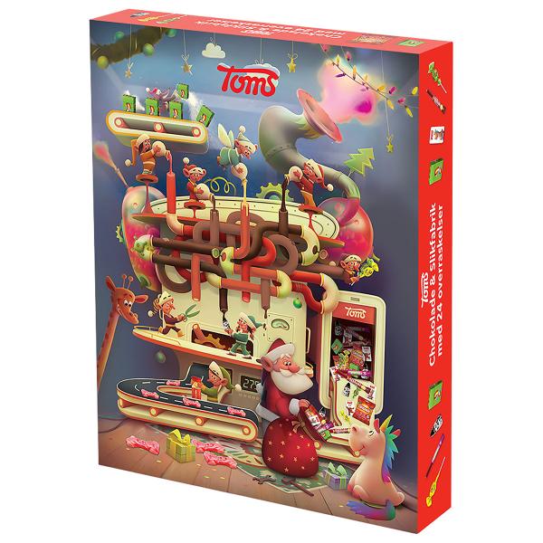 Toms Adventskalender Godisfabrik 385g