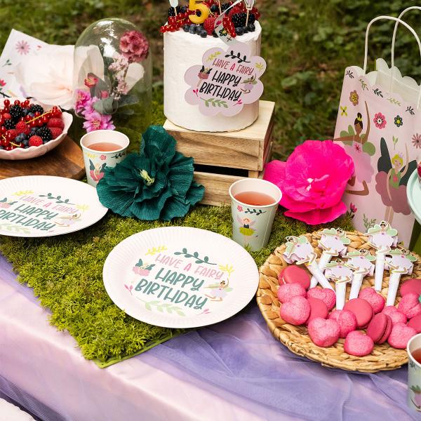 Papperstallrikar Fabulous Fairy 8-pack