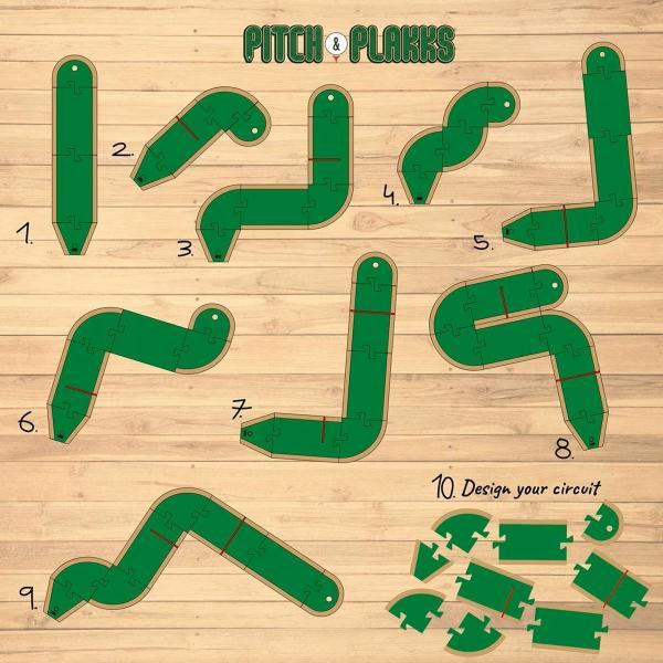 Minigolf Brädspel +100 Banor