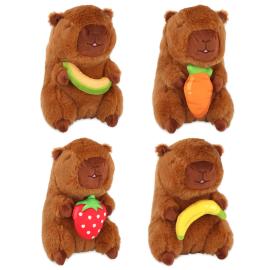 Gosedjur Kapibara Med Frukt 17 cm
