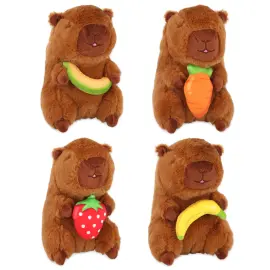 Gosedjur Kapibara med Frukt 17 cm
