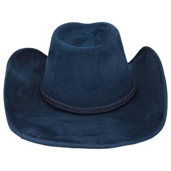Cowboyhatt med Sheriffstjärna Mörkblå