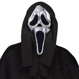 Ghostface Mask Metallic Silver