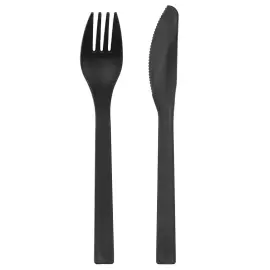 Svarta Plastbestick &Aring;teranv&auml;ndbara 12-pack