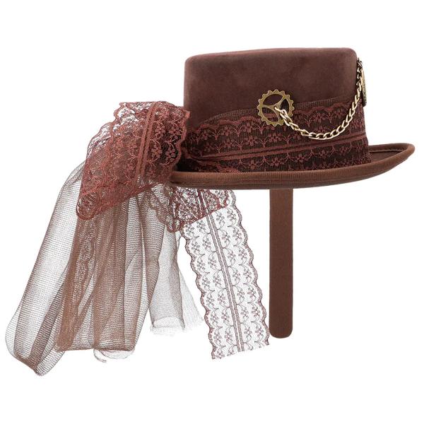 Diadem med Minihatt Steamlady Deluxe