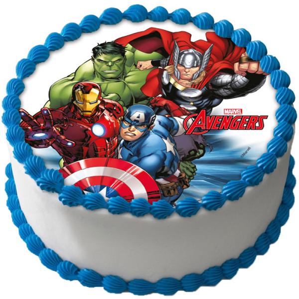 Avengers Tårtbild Oblat D