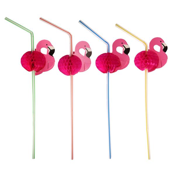 Flamingo Sugrör