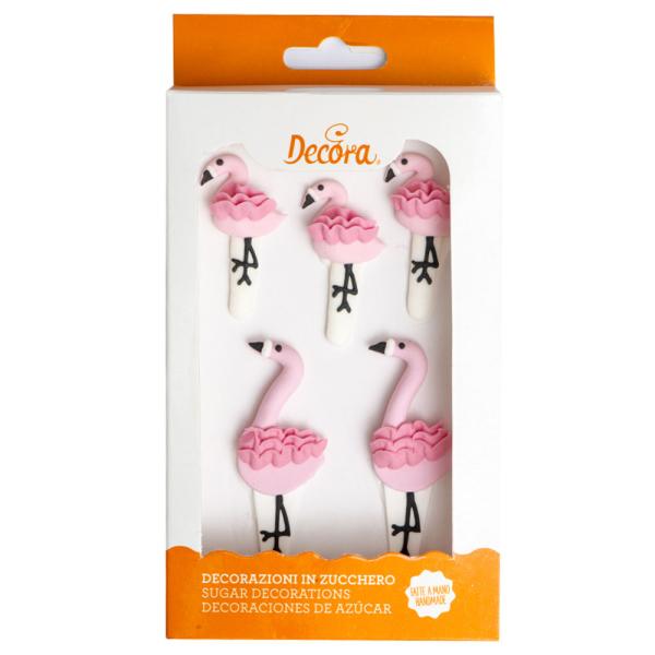 Flamingos Sockerdekorationer