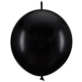 Länkande Ballonger Svart Pastell 20-pack