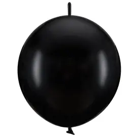 Länkande Ballonger Svart Pastell 20-pack