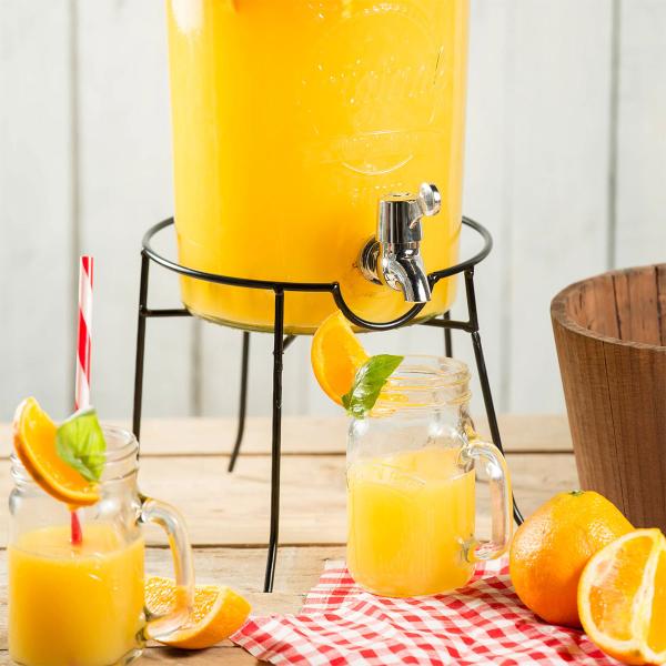 Drinkdispenser Ställ Svart