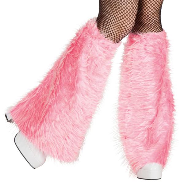 Fluffiga Benvärmare Rosa